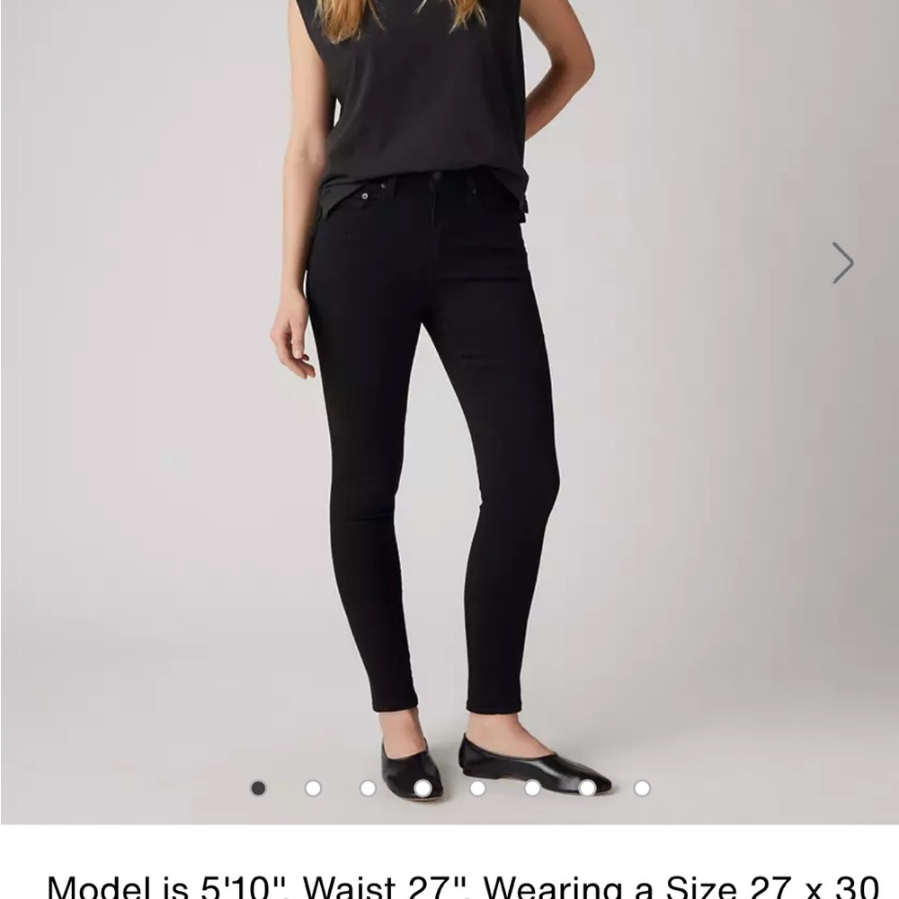 Levi's Black Skinny Jeans for Women